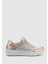 Bej Deri Kadın Sneaker 1