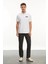Yakası Düğmeli Yakalı Pike Baskılı Tshirt 1