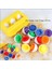 Montessori Öğrenme Eğitim Matematik Oyuncak Bebek Geliştirme Oyuncak Şekil Maç Buzaklar Yumurtalar Çocuklar Için Oyun Duyusal Oyuncaklar 3 4 5 Yıllık Renk: 6 Pcs Yumurtalar Kutu (Yurt Dışından) 1