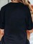 Baskılı Oversize Bisiklet Yaka Tshirt 2