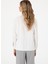 Standart Gömlek Yaka Beyaz Kadın Gömlek Maysı 5