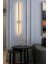 70 Cm Bronz Profil LED Duvar Aplik, Gün Işığı, Modern Dekor, Alüminyum, Sarı, 4000K 5
