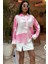 Pembe Geçişli Saten Gömlek 3439 1