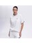 EF394-OF Oversize Tee Kadın T-Shirt - Kırık Beyaz 1