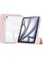 iPad Air 11 2025 M3 Kılıf Magnetik Ayrılabilen Airbagli Zore Sliding Tablet Kılıfı - Pembe Açık 1