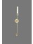 Eskitme Metal Uzun Aplik, Altın Renk, E27 Duy, Ampulsüz, 70cm 1