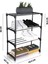 Teno Çok Amaçlı Raf - 4 Katlı Metal Ayakkabılık - Organizer - Kitaplık - Çiçeklik 2