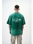 Erkek But Damn Nakışlı Oversize T-Shirt Nefti 1