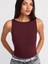 21048 Halter Yaka Top-Bordo 3