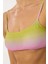 4636 Sarı Pembe Simli Bikini Takımı 2