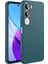 Vivo Y19S Uyumlu Kılıf Lansman Içi Kadife Silikon Yeşil + Ekran Koruyucu 2