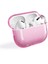 Airpods Pro 2 Uyumlu Allstar Airbag 32 Parlayan Simli Saydam Renkli Kılıf-Pembe 1