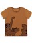 Dinozor Erkek Bebek T-Shirt Kaşkorse Şort Takım 4
