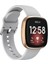 Fit Versa 3 Silikon Kordonlu Saat Gri Için (Yurt Dışından) 1