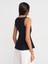 50856 Kayık Yaka Peplum Bluz-Siyah 2