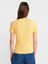 10756 Bisiklet Yaka Düğmeli Triko Bluz-Koyu Sarı 2