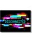 Disconnected - Glitch Efektli Dijital Tipografi Kanvas Tablo 2