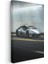 Lamborghini Huracan - Gümüş Süper Otomobil Dinamizmi Kanvas Tablo 3