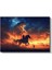 Ateş Süvarisi - Alev Gökyüzünde Ilerleyen Binici Kanvas Tablo 2