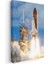 Space Shuttle Discovery - Fırlatma Anı Uzay Aracı Kanvas Tablo 3