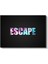 Escape - Holografik Efektli Tipografi Kanvas Tablo 2