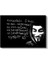 Anonymous - Hacker Manifestosu Kanvas Tablo 2