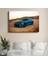 Chevrolet Camaro - Çöl Manzarasında Kanvas Tablo 1