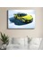 Chevrolet Corvette Z06 - Sarı Spor Otomobil Profil Kanvas Tablo 1