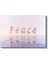 Peace - Bulut Yazılı Huzur Teması Kanvas Tablo 2