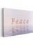 Peace - Bulut Yazılı Huzur Teması Kanvas Tablo 3