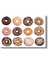Donut Çeşitleri - Renkli Tatlı Koleksiyonu Kanvas Tablo 2