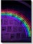 Love Wins - Neon Gökkuşağı Tipografi Kanvas Tablo 2