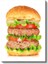 Çift Katlı Burger - Taze Sebzeli Lezzet Kanvas Tablo 2
