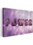 Power - Mor Tonlu 3D Tipografi Kanvas Tablo 3