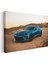 Chevrolet Camaro - Çöl Manzarasında Kanvas Tablo 3