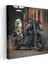 Harley-Davidson Bobber - Mat Siyah Motosiklet Efsanesi Kanvas Tablo 3