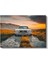 Ford Mustang Klasik - Beyaz Amerikan Muscle Car Kanvas Tablo 2