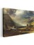J.m.w. Turner - Dağlık Kıyı Manzarası Kanvas Tablo 3