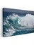 Okyanus Dalgası - Turkuaz Sulardan Yükselen Güç Kanvas Tablo 3