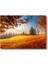 Altın Sonbahar - Sarı Yapraklı Orman Manzarası Kanvas Tablo 2
