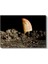 Ay Manzarası - Ufukta Yükselen Gezegen Kanvas Tablo 2