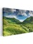 Yeşil Vadi - Ormanlar Arasında Akan Nehir Kanvas Tablo 3
