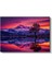 Alacakaranlık Dağları - Mor Gökyüzü Altında Yalnız Ağaç Kanvas Tablo 2