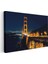 Golden Gate Köprüsü - Gece Görünümü Kanvas Tablo 3