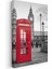 Londra Telefon Kulübesi - Ikonik Kırmızı Kanvas Tablo 3