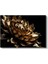Altın Çiçek - Metalik Görünümlü Sanatsal Tasarım Kanvas Tablo 2