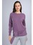 Kadın Önü İncili Bluz Lila 20-570 1