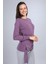 Kadın Önü İncili Bluz Lila 20-570 2