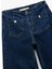 Yüksek Bel Rahat Kalıp Cepli Kısa Denim Pantolon - Culotte Jeans 4