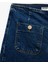Yüksek Bel Rahat Kalıp Cepli Kısa Denim Pantolon - Culotte Jeans 5